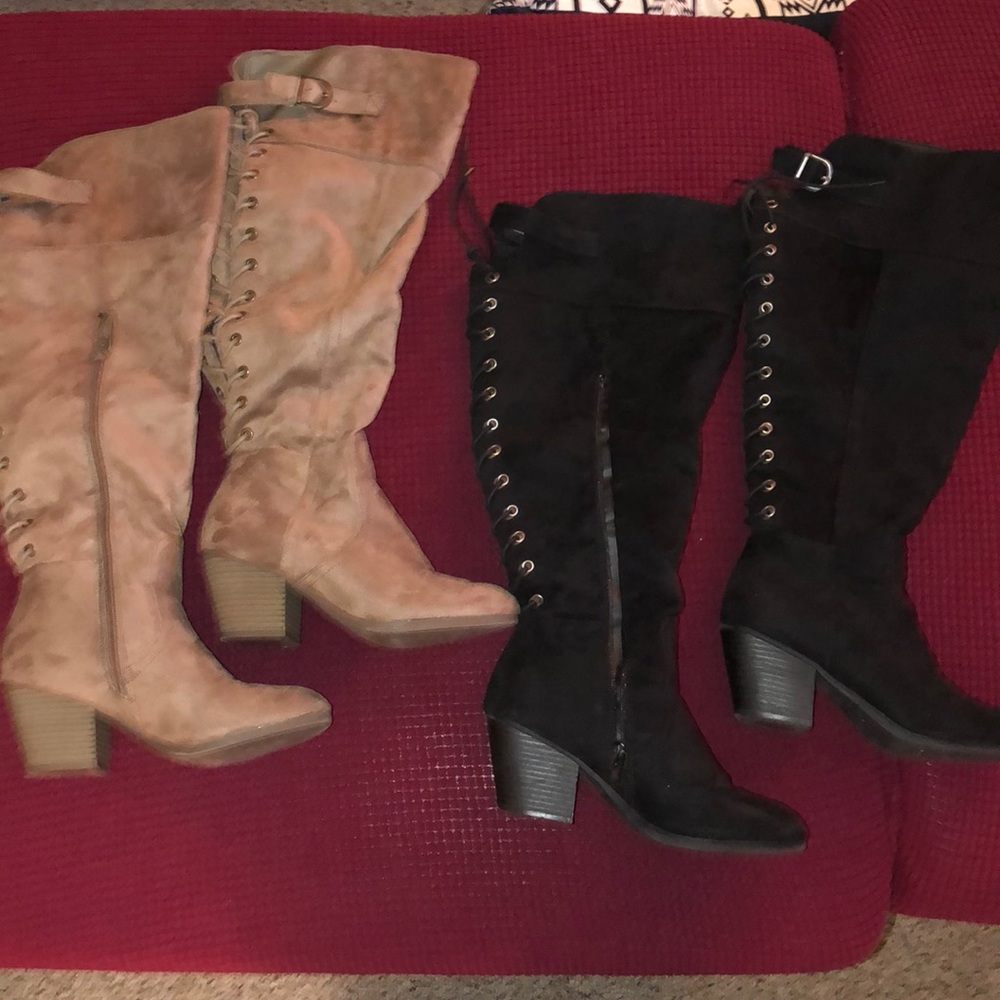 Over the Knee Suede Boots
